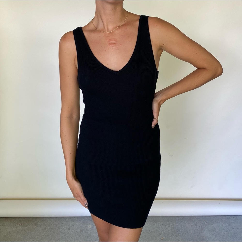 Mahina Black mini dress